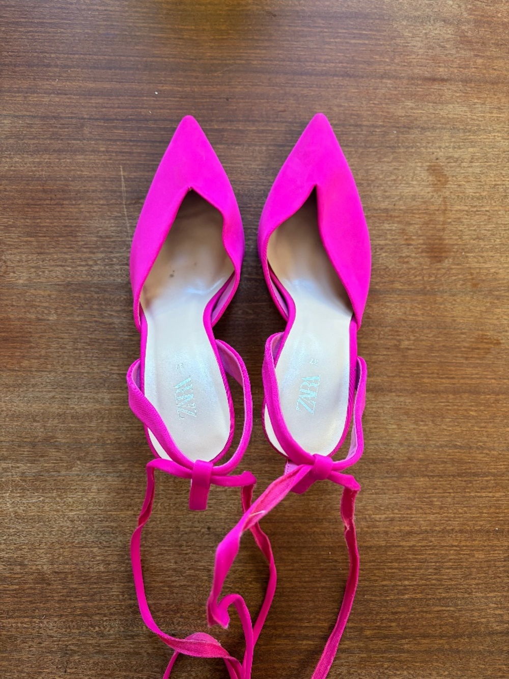 Hot Pink Kitten Heels